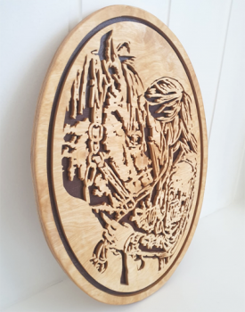 Wandbild Pferd mit Mädchen